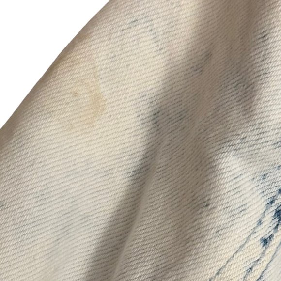 (H-223) Distressed Denim Jean Jacket Size S - Picture 5 of 16